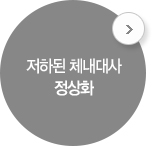 저하된 체내대사 정상화